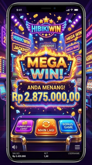 Tampilan antarmuka aplikasi hibikiwin yang ramah pengguna.